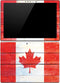 Canada Flag Light Wood Surface Pro (2017) Skin